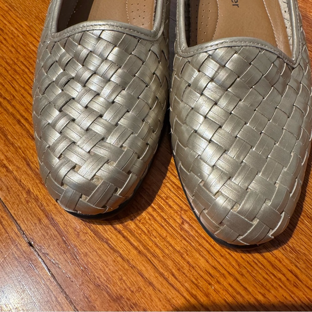 Naturalizer Metallic Woven Loafers